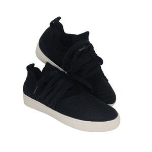 Steve Madden Lancer Knit Womens Pre-owned Black Trainer Sneakers - sz. 7 1/2M